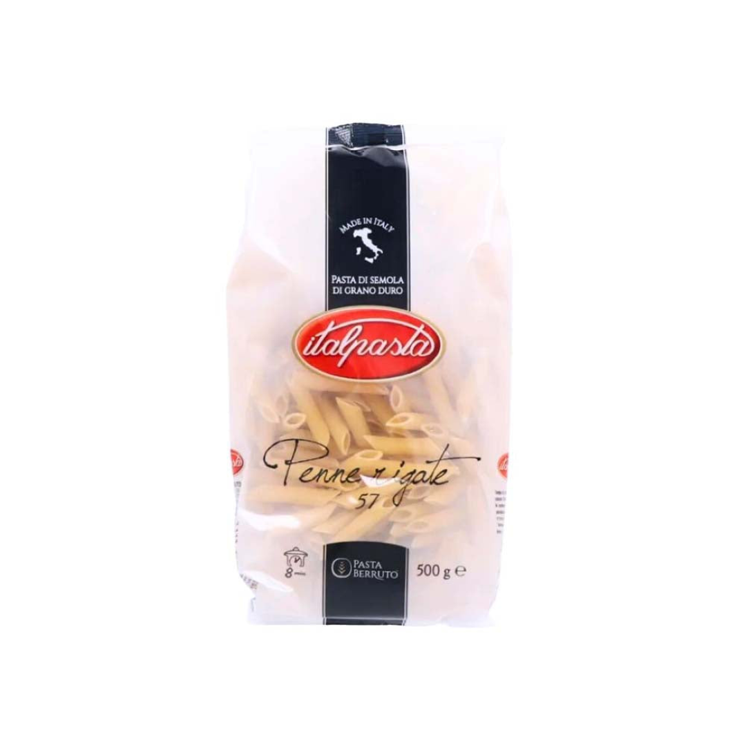 ITALPASTA WHOLEMEAL PENNE RIGATE INTEGRALE 500G
